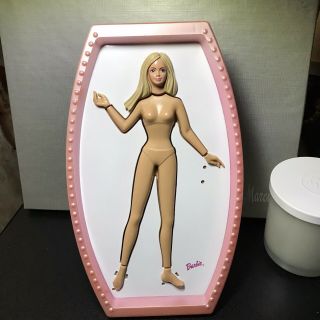 Vintage Barbie Pink Frame Outfit Display Flip & Fold You Be Fashion Designer Toy