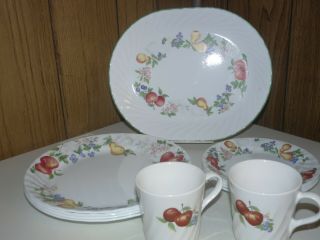 Guc Corelle By Corning Chutney Replacement Dish Swirl Fruit Plate Cup Platter