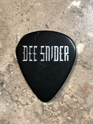 Twisted Sister “dee Snider” Guitar Pick