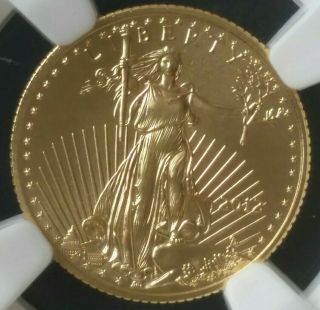 2012 $5 1/10oz Gold American Eagle Ngc Ms70