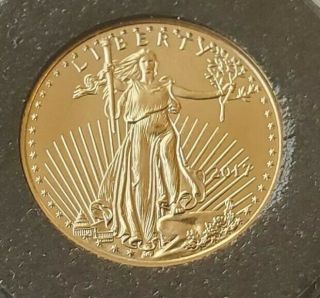 2017 $5 1/10 Oz Gold American Eagle Coin Bu