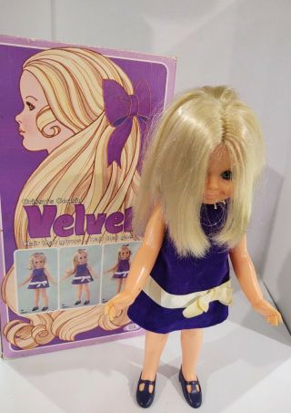 1970 Velvet Doll With Growing Hair,  Ideal,  Crissy 