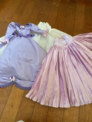 Madame Alexander 21” Lavender/pink Agatha 3 Piece Doll Dress,  Petticoat Cissy