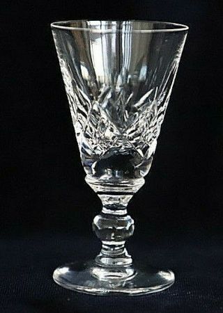 Stuart Crystal " Glengarry Cambridge " Liqueur Cordial Glasses Stamped 9 Available