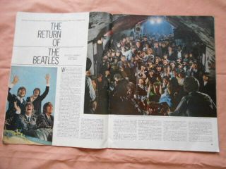 Vintage Magazines August 15 1964 the Beatles on Cover POST 2