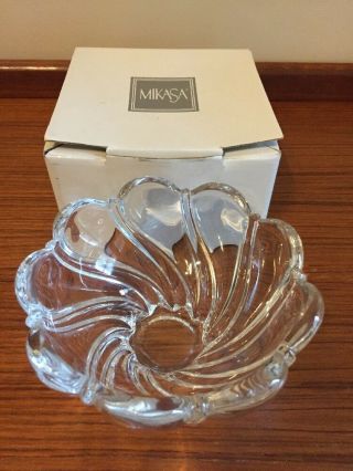 Mikasa Germany Peppermint Clear 5 1/2 " Bowl Sa 972/716 Candy Dish