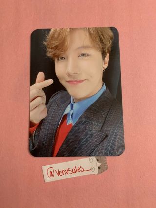 Bts J - Hope Official Photocard Map Of The Soul Special Edition Lightstick Version