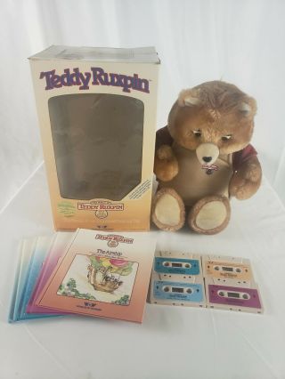 Vintage Teddy Ruxpin Books And Tapes Wow 1985