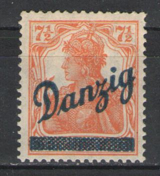 Germany - Danzig 1920 Sc 35 Mnh F - Scarce Issue Mnh