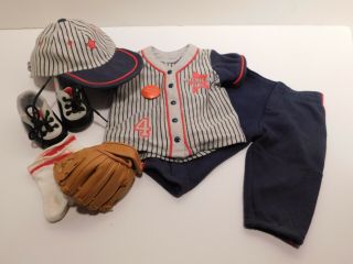 American Girl,  Authentic Pleasant Company,  Baseball,  Softball Outfit,  Euc
