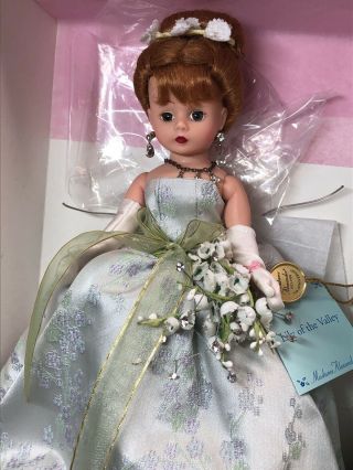 9” Madame Alexander Doll “lily Of The Valley Cissette” Elegant Redhead W/ Box