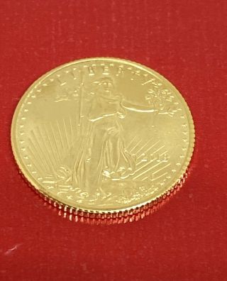 2018 1/10 Oz Gold American Eagle Coin $5 Bu