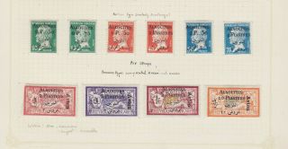 Alaouites 1925 - 1930,  58 Stamps,  Complete Sets Mlh