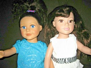 Toys R Us Geoffery Journey Girls Doll (2) 18 Inch