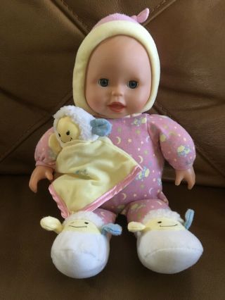 Fisher Price Little Mommy Bedtime Baby Lamb Lullaby Lights Up Musical Doll