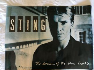 Sting The Dream Of The Blue Turtles 80s Promotional Poster,  25 " X 35 "