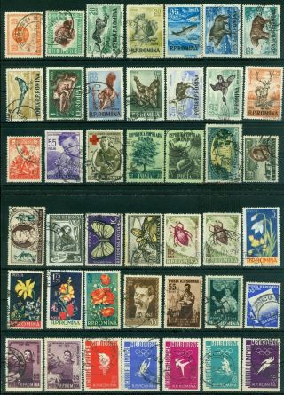 1956 Romania,  Rumänien,  Roumanie,  Rumania,  Year,  Yearset,  Jg = 71 Stamps,  Cv$275,  Vfu