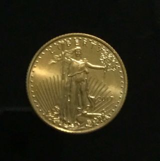 2017 1/10 Oz Gold American Eagle Coin Bu