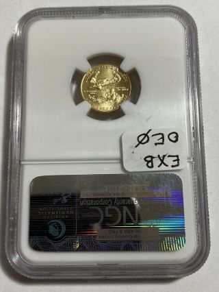2011 $5 Gold Eagle MS70 NGC Early Releases 1/10oz AGE 2