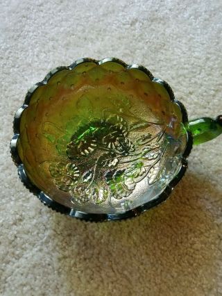 Imperial Pansy Antique Carnival Glass Bowl