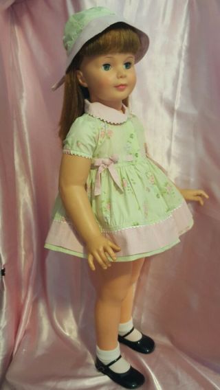 Vintage 3 Pc Dress Set For Ideal Patti Playpal Fits 35” Doll " No Doll "
