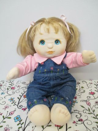 Adorable,  Vintage,  My Child All Cloth,  Dressed Baby Doll By Mattel,  1985