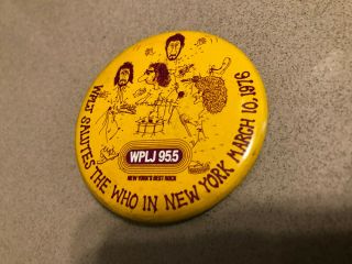 Pinback - Wplj (nyc Fm Station) Salutes The Who In York March 10,  1976