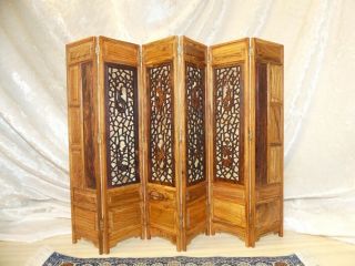 Wooden Screen Divider 6 Panels For Fashion Royalty Barbie Blythe