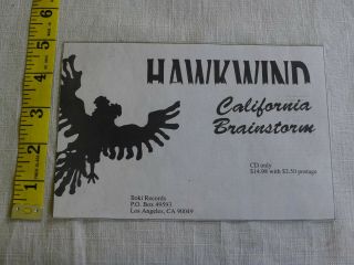 Hawkwind Band Clipping Print Ad Space Rock California Brainstorm Psych Iloki