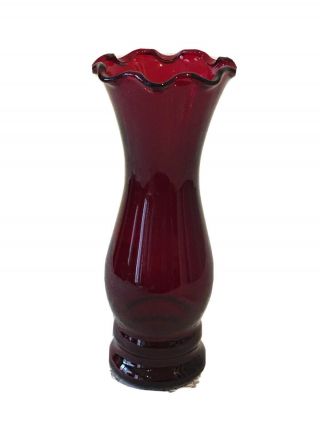 Vintage Anchor Hocking Ruby Red 6 “ Bud Vase