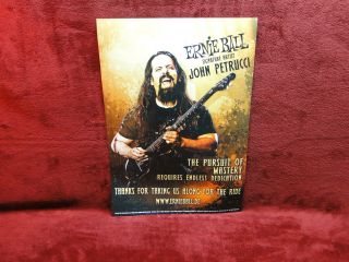 Dream Theater " John Petrucci " Ernie Ball Poster Bigger Size