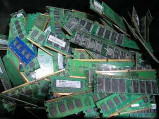 10 Pounds Scrap Ram Memory Desktop And Laptop For Gold Recovery No Heatshink