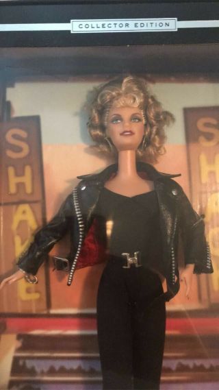 Grease 25 Years Collector Edition Sandy Leather Jacket Barbie Doll