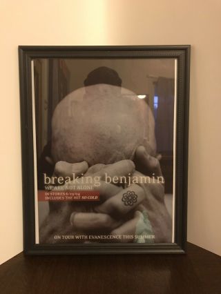 Breaking Benjamin We Are Not Alone Noframe Mini Poster Advert