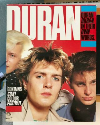 Duran Duran In Their Own Words 1983 Picture Book W/ Poster Inside Uk