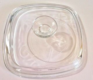 Pyrex Square Clear Glass Replacement Lid Cover A - 7c - - 7 " Square