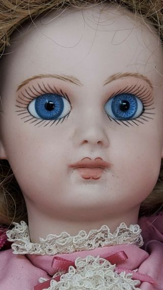 Vintage 21 " Porcelain Doll 1981 D.  A.  G.  Larkin From Convention Head Mold