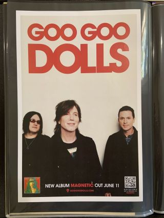 Goo Goo Dolls “magnetic” Promo Poster
