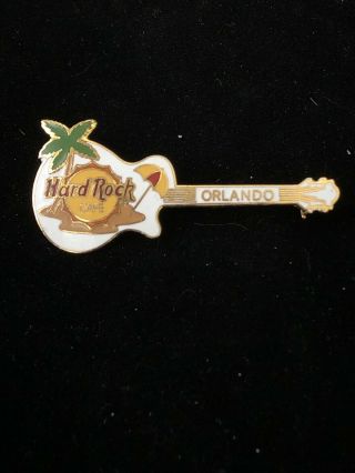 Hard Rock Cafe Orlando Palm Tree Guitar Pin 1995
