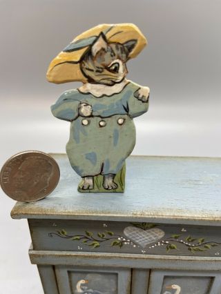 1:12 Scale Artisan Hand Painted TOM KITTEN,  HUNCA MUNCA MOUSE AND LOOSEY GOOSEY 3