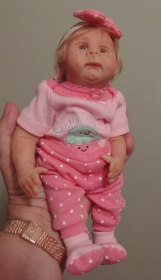 Ooak Polymer Clay Baby Doll.  Libby