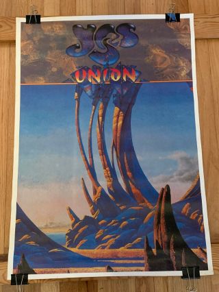 Yes Union 1991 Tour Poster Roger Dean Artwork