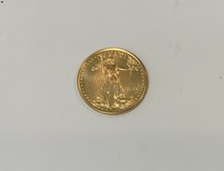 2001 $5 American Eagle Gold Coin 1/10 Oz Fine Five Dollar Brilliant Uncirculated