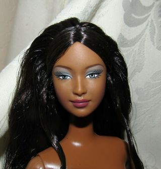 Nude Barbie Doll Aa African American Goddess For Ooak