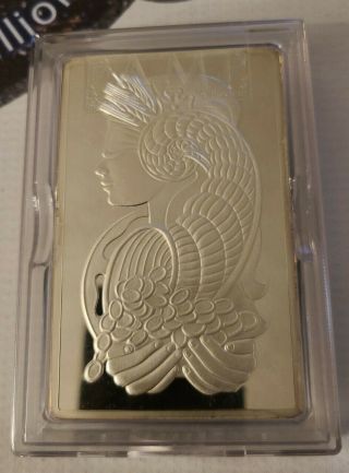 Pamp Suisse Lady Fortuna - 5 Troy Oz.  999 Fine Silver Bar In Assay Case 001166