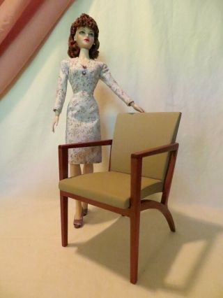 Gene/tyler/alex Doll Furniture: Mid Century Modern Chair