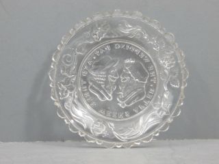 Antique Scarce Semi - Historical Lacy Period Cup Plate Lee Rose Lr - 698 Wedding Day