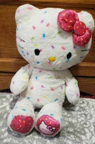 Build A Bear 18 " Hello Kitty 40th Anniversary Confetti Limited Edition Plush