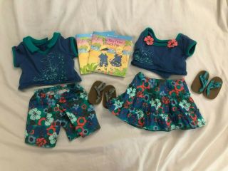 American Girl Doll Tropical Outfit Set.  For Bitty Baby.
