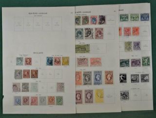 Netherlands Holland Stamps Selection On 7 Album Pages (w22)